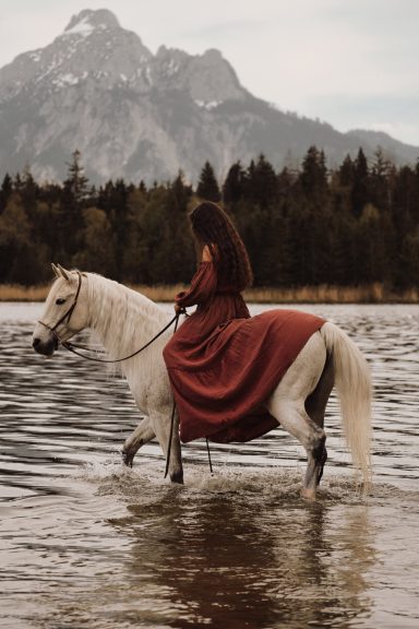 Schulterfreies Kleid Kleid